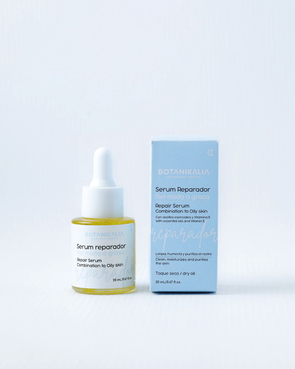 SERUM REPARADOR PIEL MIXTA A GRASA Con aceites y vitamina E