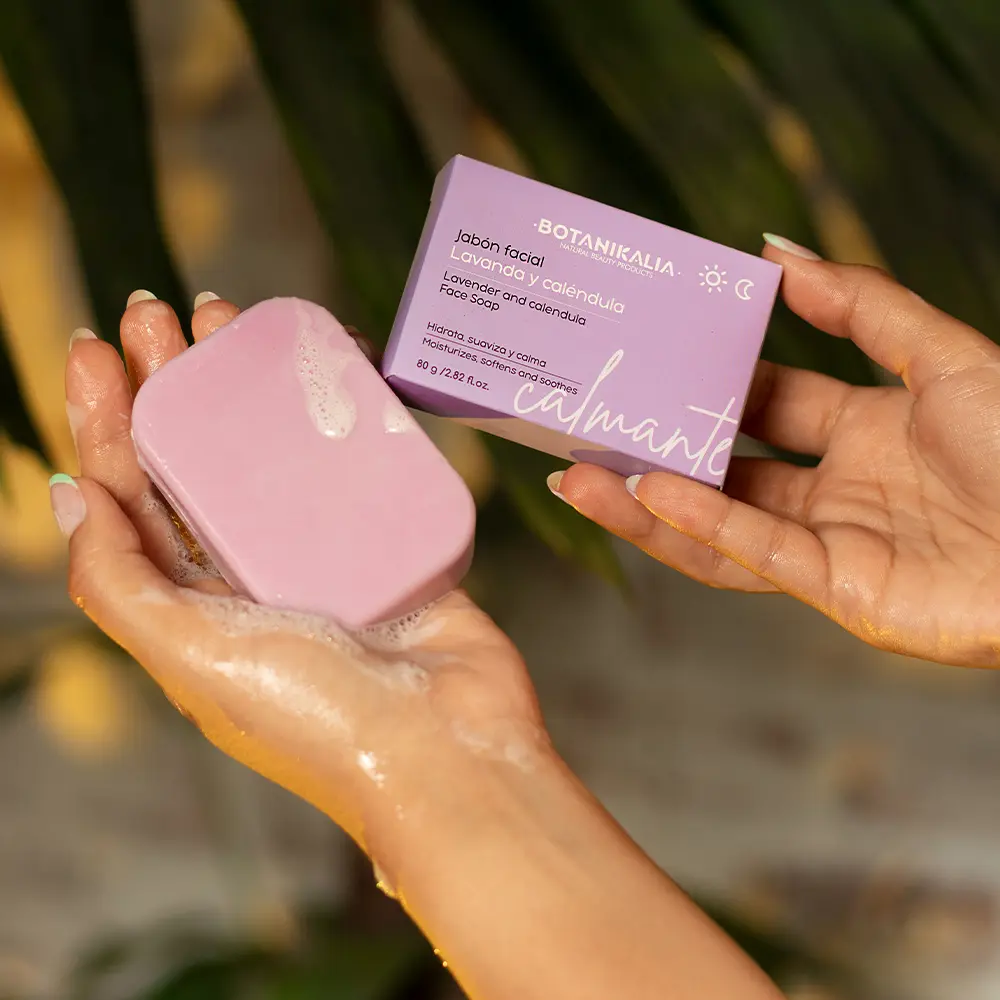 JABÓN FACIAL LAVANDA Y CALÉNDULA